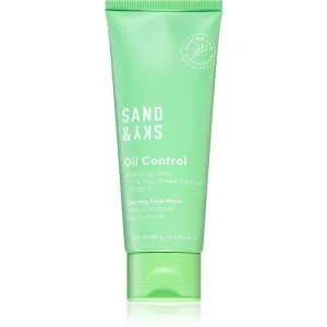 Sand & Sky Oil Control Clearing Face Mask normalizujúca hĺbkovo čistiaca maska pre mastnú a problematickú pleť 100 g #909342