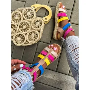 Farebné dámske sandále VENICE* veľkosť: 37 #9304960