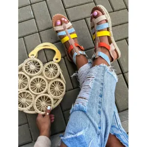 Farebné dámske sandále VENICE veľkosť: 37