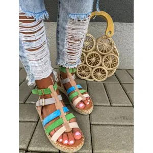 Farebné dámske sandále VENICE* veľkosť: 38 #9304973