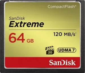 SanDisk Extreme CompactFlash 64 GB 120 MBs SDCFXSB-064G-G46