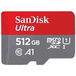 SanDisk microSDXC Ultra 512 GB + SD adaptér #5904918