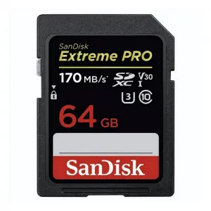 SANDISK EXTREME PRO SDXC 64GB 170MB/S V30 UHS-I, SDSDXXY-064G-GN4IN
