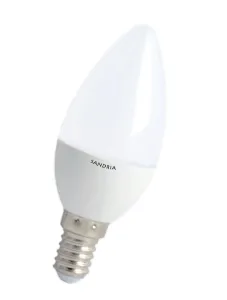 LED žiarovka Sandy LED E14 C37 S1390 7W teplá biela (LED žiarovka Sandy LED E14 C37 S1390 7W teplá biela)