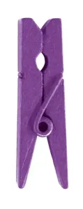 Santex Drevené štipce - jednofarebné 24 ks Farba: fialová