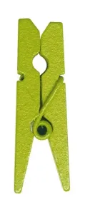 Santex Drevené štipce - jednofarebné 24 ks Farba: Zelená