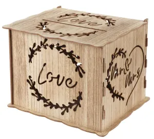 Santex Svadobná krabička Natural - Love