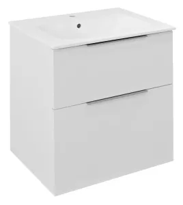 SAPHO - CIRASA umývadlová skrinka 59,2x64x46cm, biela lesk CR601-3030