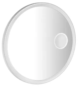 SAPHO - FLOAT okrúhle LED podsvietené zrkadlo, ø 90cm, kozm.zrkadlo, IR senzor, 3500-6500°K, biely FT900