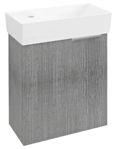 LATUS IX umyvadlová skříňka 44x50x22cm, dub stříbrný (LT092) LT090-1111