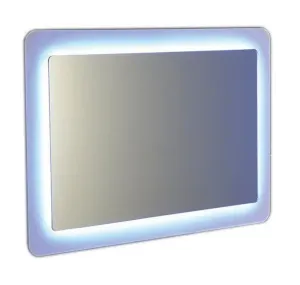 SAPHO - LORDE LED podsvietené zrkadlo s presahom 900x600mm, biela NL602