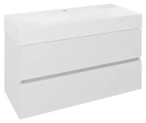 SAPHO - ODETTA umývadlová skrinka 95x50x43,5cm, biela lesk DT100-3030
