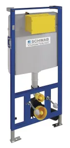 SAPHO - SCHWAB DUPLO WC 199 podomietková nádržka pre suchú montáž 3/6l, DN110 T02-2113-0250