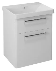 SAPHO - THEIA umývadlová skrinka 56,4x70x44,2cm, 2x zásuvka, biela TH060-3030