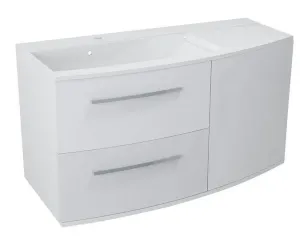 SAPHO - JULIE umývadlová skrinka 105x55x46,5cm, biela, ľavá JU105-3030