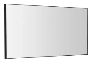 SAPHO - AROWANA zrkadlo v ráme, 1000x500, čierna mat AWB1050