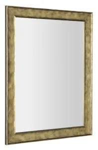 SAPHO - BERGARA zrkadlo v drevenom ráme 742x942, zlatá NL527