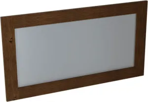 SAPHO - BRAND zrkadlo v drevenom ráme 1300x700, morený smrek BA061S