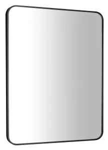 SAPHO - CONA zrkadlo v ráme, 60x80cm, čierna NC260