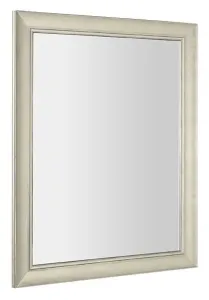 SAPHO - CORONA zrkadlo v drevenom ráme 728x928, šampaň NL720