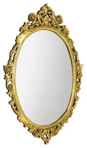 SAPHO - DESNA zrkadlo v ráme, 80x100cm, zlatá IN352