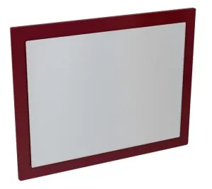 SAPHO - MITRA zrkadlo v ráme 720x520x40, bordó MT193