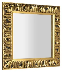 SAPHO - ZEEGRAS zrkadlo v ráme, 90x90cm, zlatá IN416