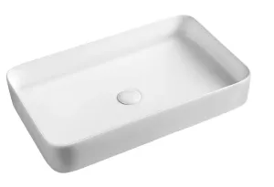 SAPHO - BLADE keramické umývadlo na dosku 65x40cm, biela WH051