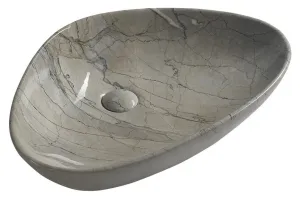 SAPHO - DALMA keramické umývadlo na dosku 58,5x39 cm, grigio 213