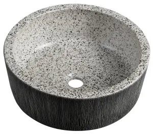 SAPHO - PRIORI keramické umývadlo na dosku Ø 41 cm, granit PI035