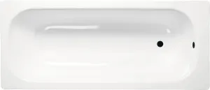SAPHO - Obdĺžniková smaltovaná vaňa 140x70x39cm, biela V140X70