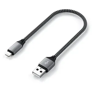 Satechi USB-A to Lightning Braided Cable 25 cm – Grey