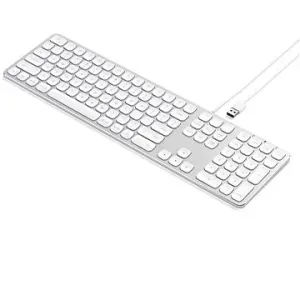 Satechi Aluminum Wired Keyboard for Mac – Silver – US