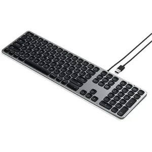 Satechi Aluminum Wired Keyboard for Mac – Space Gray – US