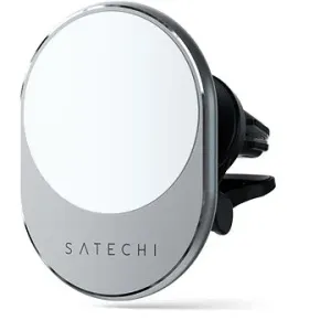 Satechi Magnetic Wireless Car Charger – Silver
