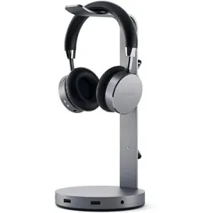 Satechi Aluminum Headphone Stand Hub – Space Grey