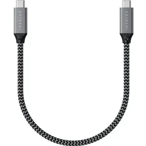 Satechi USB4 C-To-C Braided Cable 40 Gbps 25 cm – Grey