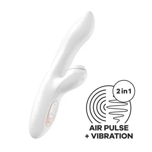 Satisfyer Pro+ G-spot - stimulátor klitorisu a vibrátor na bod G (biely)