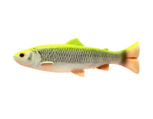 Savage gear gumová nástraha 4d line thru pulsetail trout slow sink lemon chub 25 cm 185 g #8318869