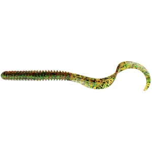 Savage gear gumová nástraha rib worm green pumpkin - 9 cm 3 g