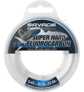 Savage Gear Super Hard Fluorocarbon Číra 0,60 mm 18,90 kg 50 m