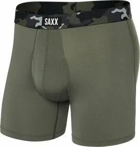 SAXX Sport Mesh Boxer Brief Dusty Olive/Camo L Fitness bielizeň