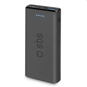 SBS powerbanka 10000 mAh, 2x USB, 2,1 A, čierna TTBB10000FASTK