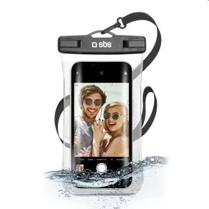Univerzálne vodotestné puzdro SBS Selfie pre smartfóny do 6,8'', čierna TEWATERSELFIEK