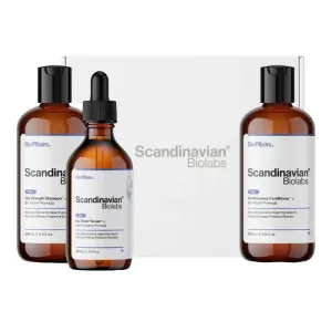 Scandinavian Biolabs® Hair growth routine pre mužov - šampón + kondicionér + sérum