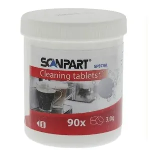 Špeciálne čistiace tablety pre kávovary Scanpart, 90ks