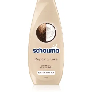 Schwarzkopf Schauma Repair & Care Shampoo 400 ml šampón pre ženy na poškodené vlasy; na šedivé vlasy