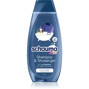 Schwarzkopf Schauma Kids Blueberry Shampoo & Shower Gel 400 ml šampón pre deti
