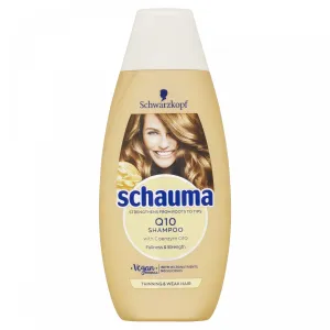 Schwarzkopf Schauma Q10 Fullness Shampoo 400 ml šampón pre ženy na jemné vlasy; na oslabené vlasy