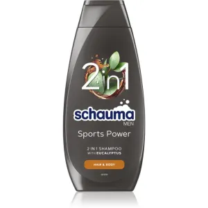 Schwarzkopf Schauma Men Sports Power 2In1 Shampoo 400 ml šampón pre mužov na všetky typy vlasov